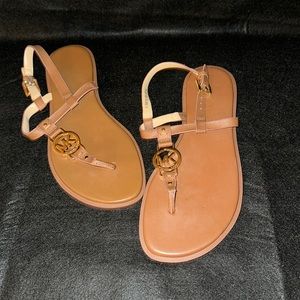Michael Kors logo sandals